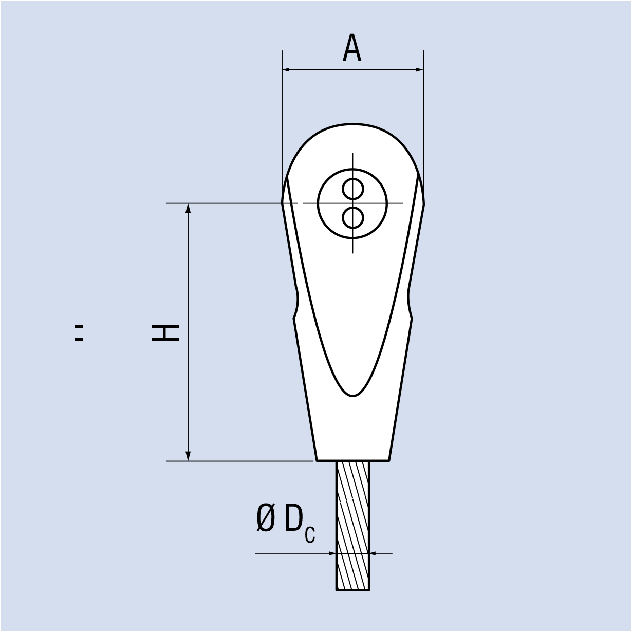 Open Spelter Socket type 700